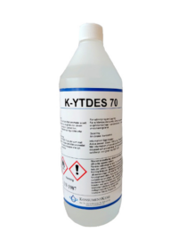 K-Ytdes 70 alkoholbaserat ytdesinfektionsmedel - 10 x 1 liter